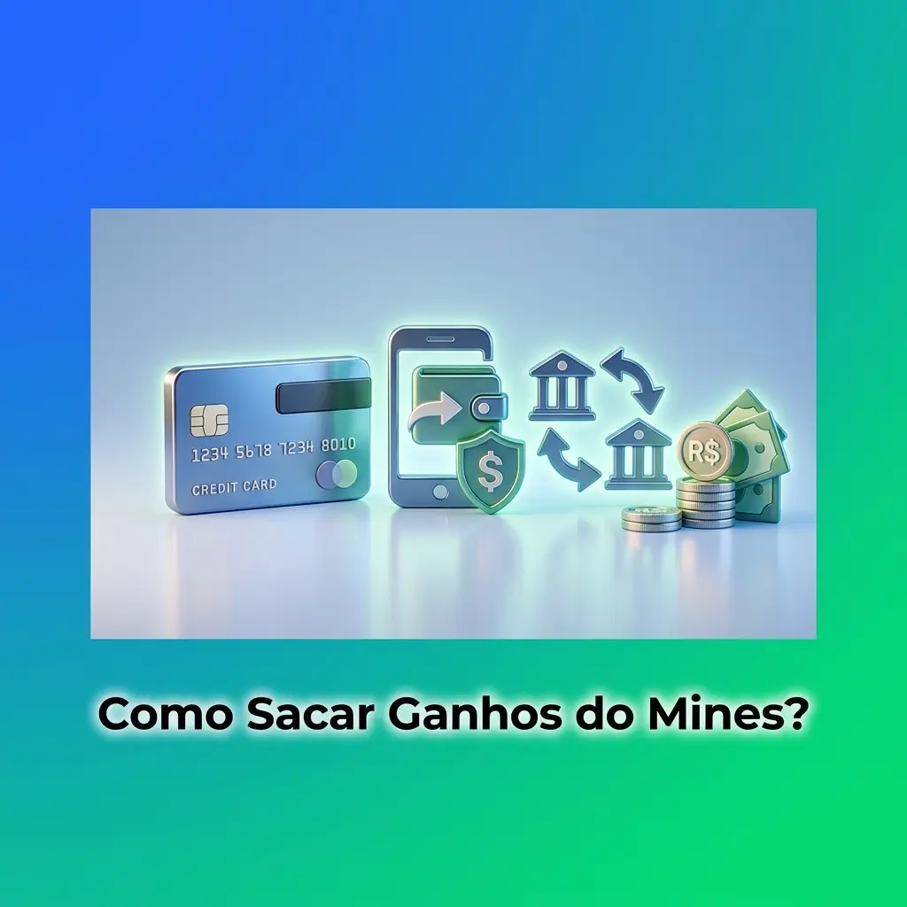 Passo a passo para sacar ganhos do Mines via Pix ou criptomoeda no aplicativo