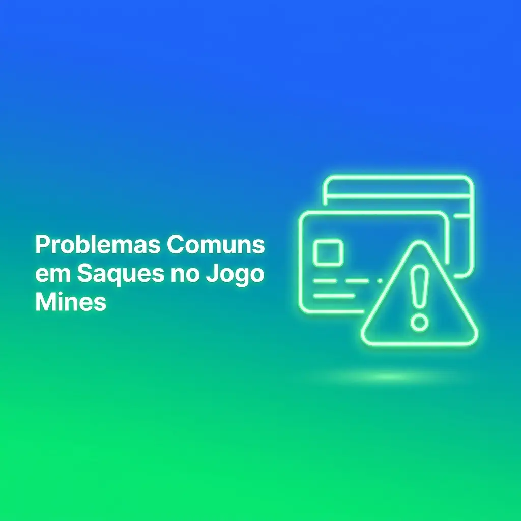 Problemas comuns em saques no jogo Mines: verificação, bônus, dados bancários e limites explicados.