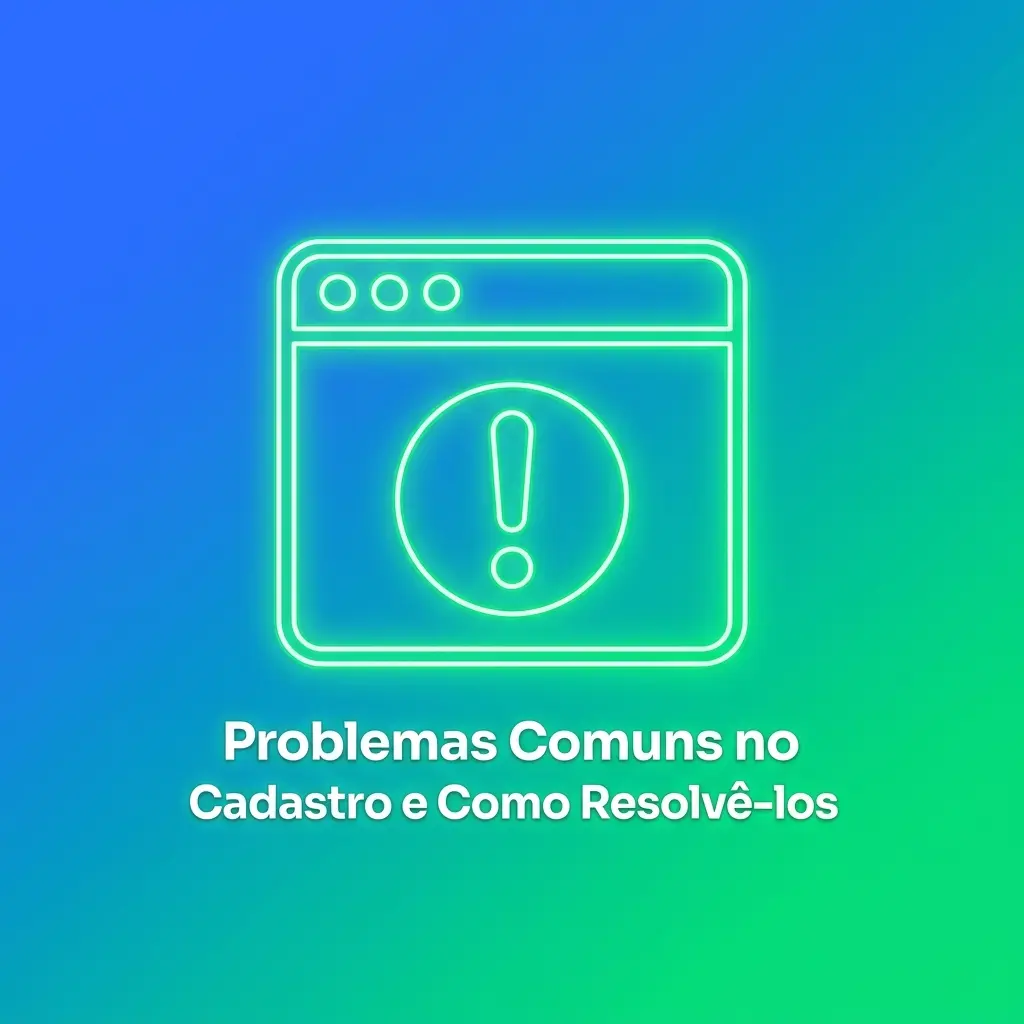 Erros comuns no cadastro online: e-mail duplicado, código não recebido, documentos recusados e conta bloqueada