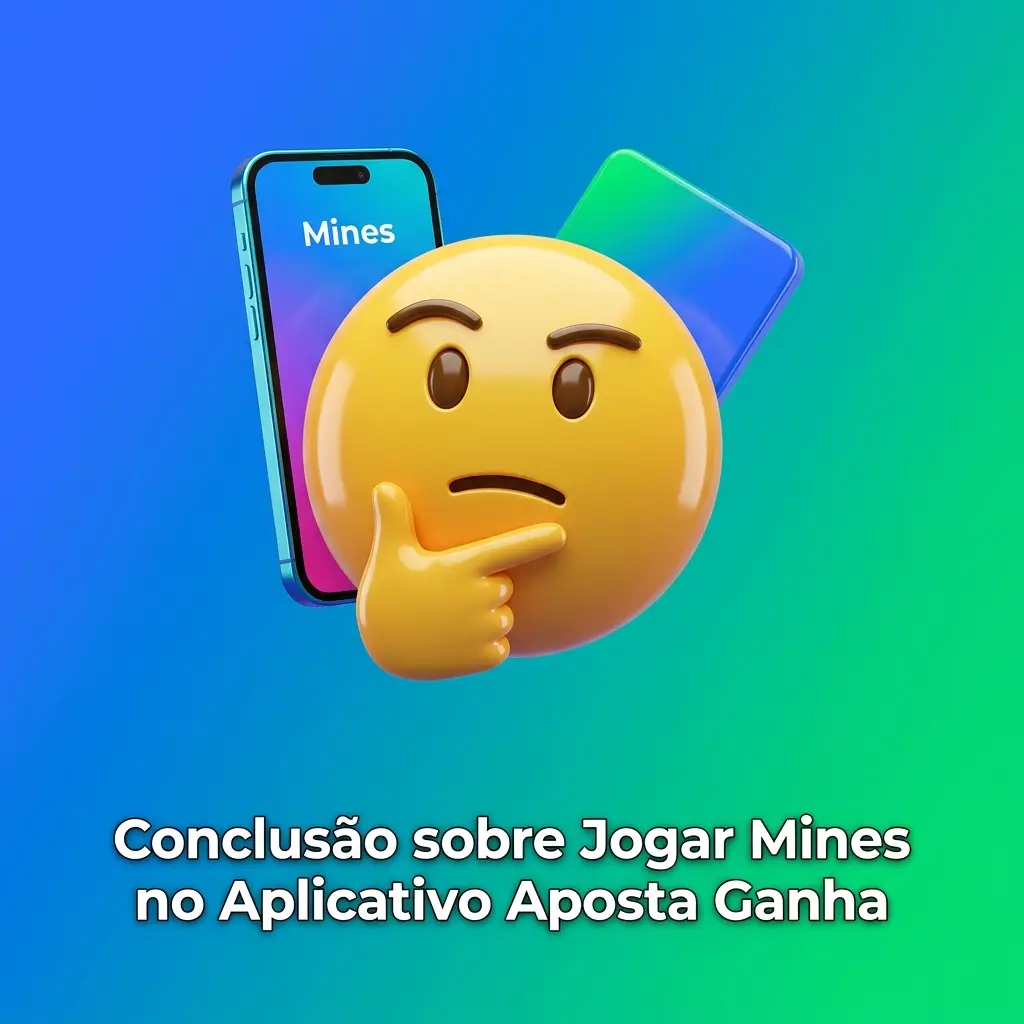 Conclusão sobre jogar Mines no app Aposta Ganha com RTP de 97%, Pix e modo demo disponíveis