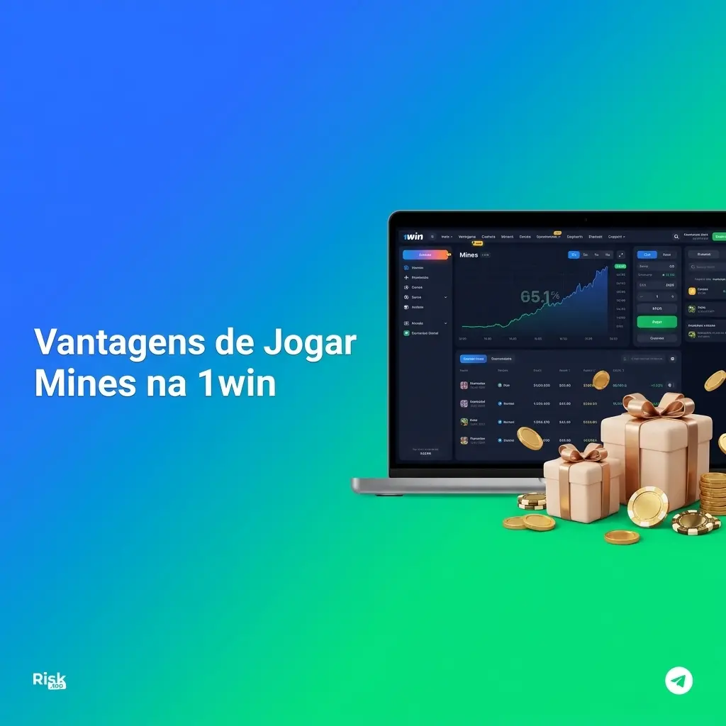Vantagens do jogo Mines na 1win: RTP 99%, modo demo, Pix e suporte 24/7 em português